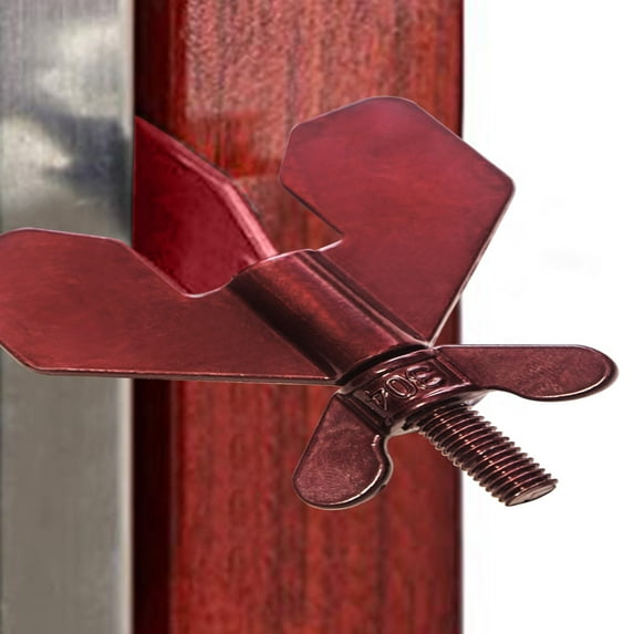 EGYMEN Portable Door Lock, Travel Security Door Lock, Home and Hotel Additional Door Lock Device, Stainless Steel Portable Door Lock for Enhanced Security