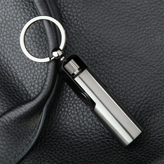 EGYMEN Portable Kerosene Lighter, Multi-Function Match Lighter with 10000 Strikes, Waterproof Vintage Lighter for Outdoor Use, Keychain Metal Lighter with Gift Box