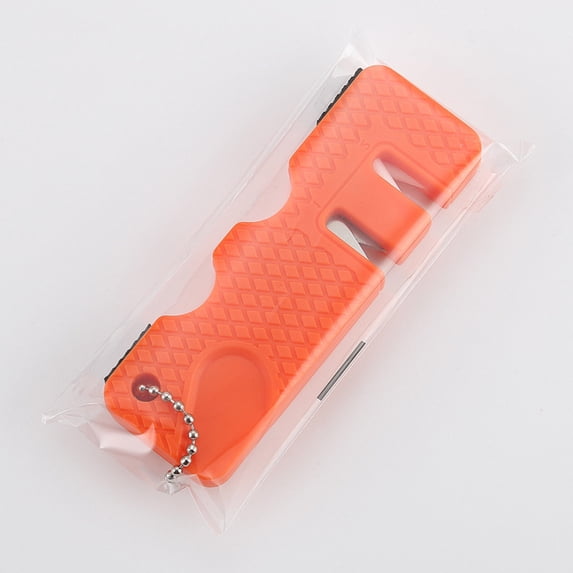 EGYMEN Portable Kitchen Knife Sharpener, Outdoor Pocket Knife Sharpening Tool, Scissors Sharpener with Keychain, Fishing Hook Sharpen Stone for Easy and Mess-Free Sharpening