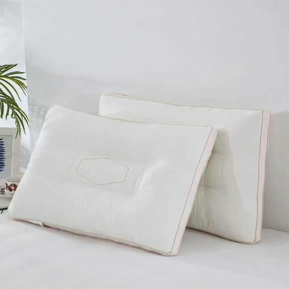 EGYMEN Protein Pillowcase Neck Cushion, 29x19 Inches, Ergonomic Contoured Support Pillow for Sleeping, Adjustable Memory Foam Neckrest with Breathable Cotton Cover