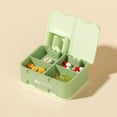 thumbnail image 1 of EGYMEN Rectangular Anytime Divider Cutter, Accurate Dosing Medication Dispenser, Portable Pill Organizer for Travel & Home, Durable Plastic Tablet Box, 1 of 6