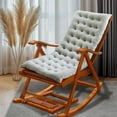 thumbnail image 1 of EGYMEN Rocking Chair Cushion, 16"x40" Super Soft Patio Seat Pad, Comfortable Recliner Cushion for Indoor & Outdoor Use, 1 of 6