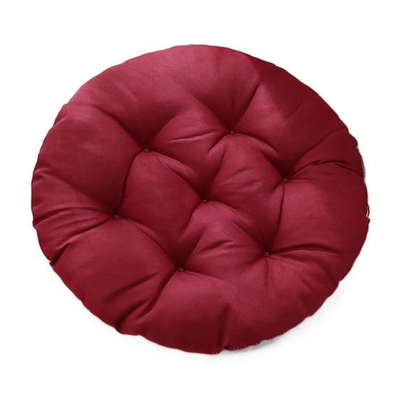 EGYMEN Round Floor Seat Pillows Cushions 17.5" x 17.5", Soft Thicken Yoga Meditation Cushion Reading Cushion Chair Pad Casual Seating for Adults & Kids(Red)