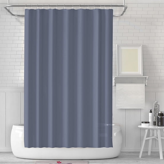 EGYMEN Shower Curtain, Waterproof Bathroom Divider Curtain, Mildew Resistant Shower Partition, Stylish Frosted Shower Screen(Dark Gray)