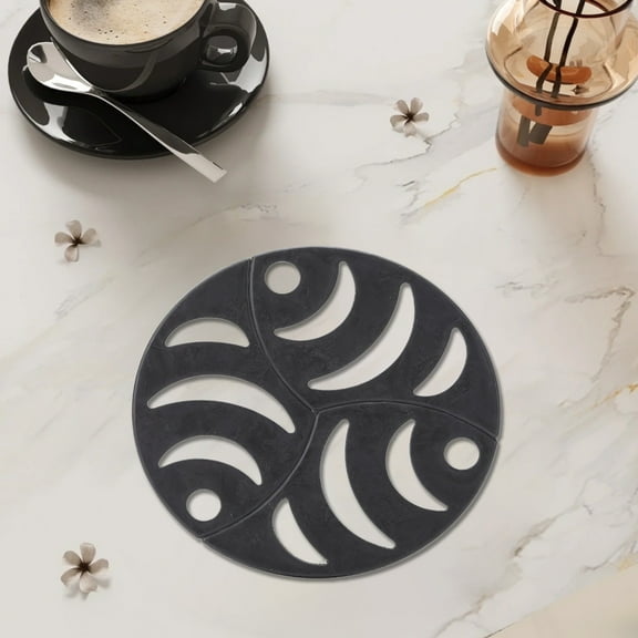 EGYMEN Silica Gel Heat Pads, Non-Slip Flexible Kitchen Mats, Heat Resistant Cup Mats, Surface Protection Mats for Hot Cookware