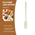 thumbnail image 1 of EGYMEN Silicone Jelly Spoon Scraper, Long Handled Jam Spoon, Cream Scraper for Baking, Cake Frosting Tool, Non-Stick Spreadable Knife, 1 of 5