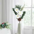 EGYMEN Simulated Flower Arrangement, 17.7 Inches, Lifelike and Easy to