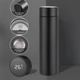 thumbnail image 1 of EGYMEN Smart Thermal Cup, 500ml Intelligent Temperature Display Mug with Built-in Tea Strainer, Stainless Steel Insulated Water Bottle for Daily Use, Portable Drink Container with Antiskid Base, 1 of 6