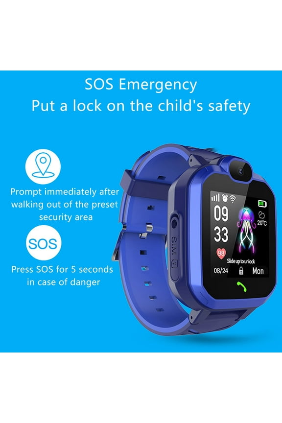 Smartwatch for Kids with Telephone Function, GPS Positioning, HD Screen Photography, Student Watch