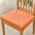 thumbnail image 1 of EGYMEN Waterproof PU Dining Chair Seat Cover, Soft Removable Washable Seat Cover for Dining Chair, Dining Room Seat Cover Protector (Rear-Covered, PU Orange), 1 of 8