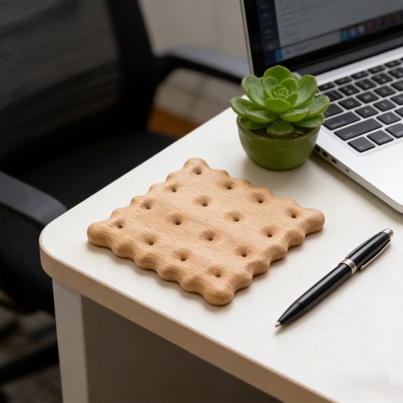 EGYMEN Solid Wood Coffee Cup Coaster, Aromatherapy Cup Insulator, Wooden Heat Protector, Dining Table Decoration