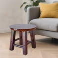 thumbnail image 1 of EGYMEN Solid Wood Stool, Compact Wooden Stool with Waterproof Finish, Durable Round Stool for Home Use, Versatile Small Seating Solution, 1 of 6