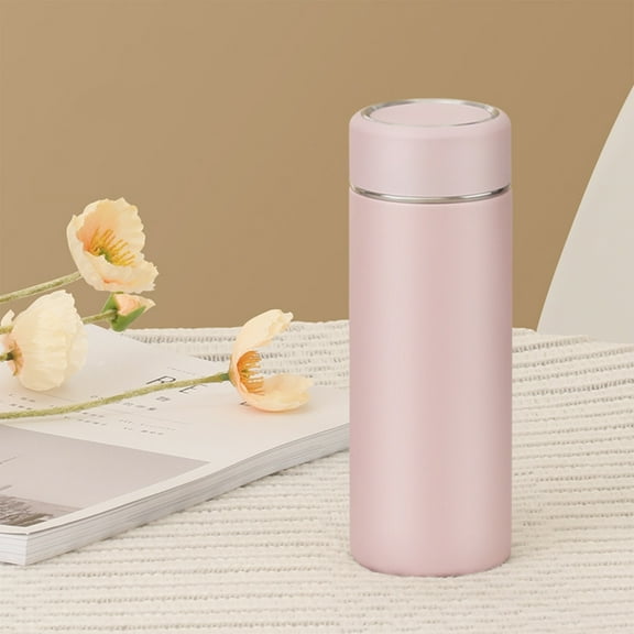 EGYMEN Stainless Steel Insulated Cup, 9 Oz Mini Thermal Cup, Compact Portable Small Water Bottle, High-Quality Vacuum Flask, for Hot and Cold Drinks(Pink)
