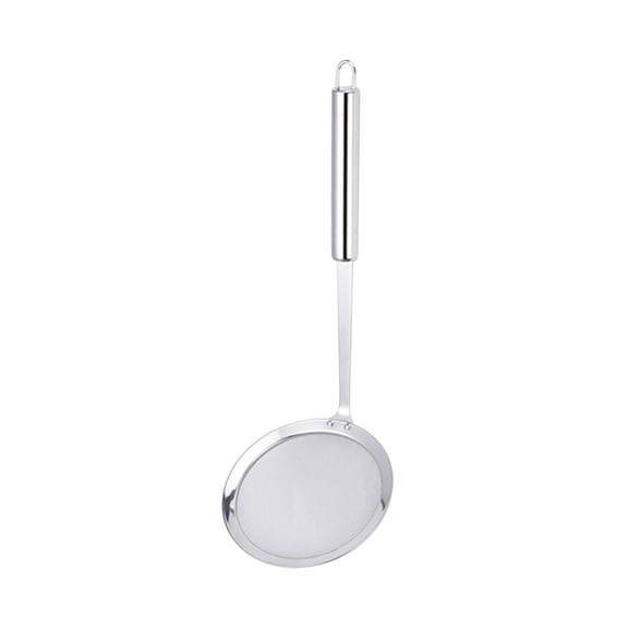 EGYMEN Stainless Steel Oil Strainer, Fine Mesh Residue Filter Spoon, Kitchen Oil Separator, Multi-Purpose Stainless Steel Skimmer