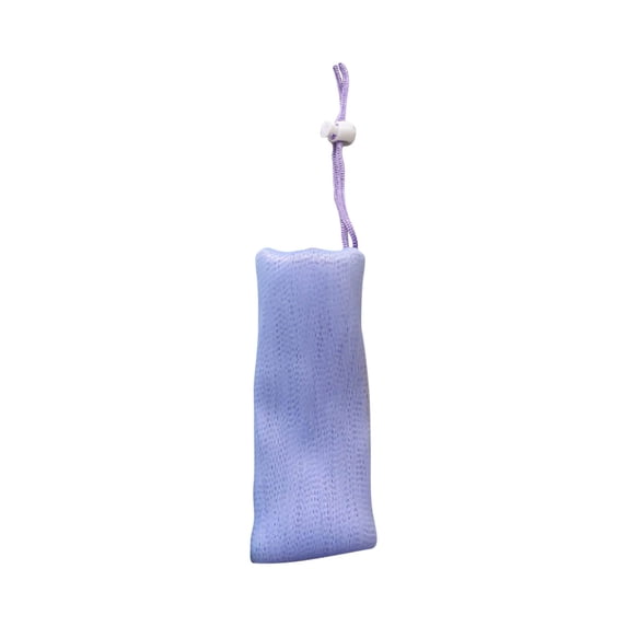 EGYMEN Thick Foaming Mesh, Exfoliating Soap Net, Hanging Shower Soap Holder, Multi-Functional Facial Cleanser Bag