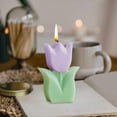 thumbnail image 1 of EGYMEN Tulips Scented Candles, Aromatic Flower Shaped Candles, Handcrafted Floral Ornaments, DIY Gift Candles for Home Decor, 1 of 6