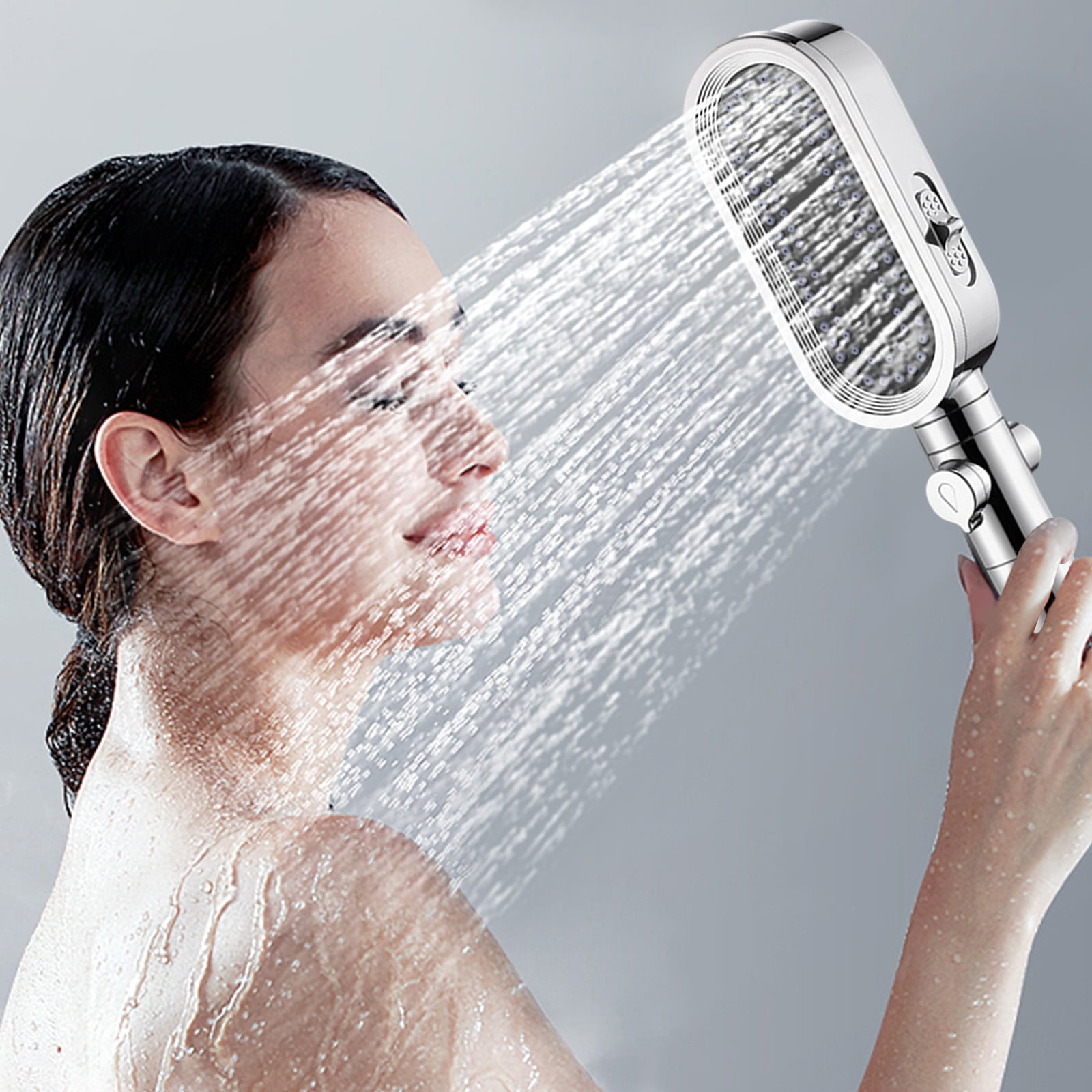 EGYMEN Turbo Shower Head Home Bath Shower Nozzle With A Water Heater