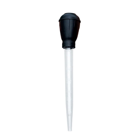 EGYMEN Turkey Baster, Professional Grade Drip Injector, Heavy-Duty Kitchen Baster, Heat Resistant Basting Tool(Black)