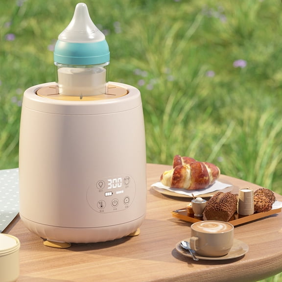EGYMEN USB Charging Electric Baby Milk Shaker, 360° Rotation for Even Stirring, Fits All Bottles Up to 200ml, Perfect for Travel and Home Use, Includes USB Cable