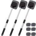 thumbnail image 1 of EGYMEN Windshield Cleaner Tool, Car Inside Window Cleaning Tool with Extendable Handle, with Replace Mop Head, Car Window Glass Cleaning Tool,3* Cleaning Brush 6* Replacement Head (Black C), 1 of 1