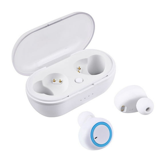 EGYMEN Wireless Bluetooth Earbuds, Mini In-ear Touch Control Sports Headset with Digital Display and Large Capacity Charging Case, Twins Wireless Earphones for Stereo Sound