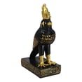 thumbnail image 1 of Ancient Egyptian God Of The Sky Horus Falcon Miniature Figurine Heru 3"H, 1 of 8