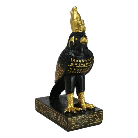 Ancient Egyptian God Of The Sky Horus Falcon Miniature Figurine Heru 3"H
