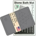 thumbnail image 1 of The Enchanted House Stone Bath Mat Fast Dry Super Absorbent Anti-Slip Bathtub Mat, 23.5" x 15", 1 of 9