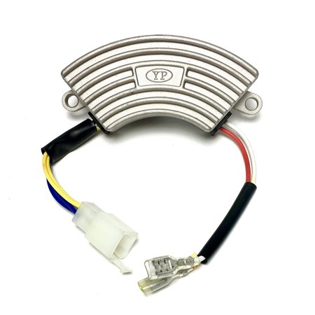 EHEPARTS Halfmoon AVR Automatic Voltage Regulator for 2KW 2.5KW 2.8KW Generator Aluminum