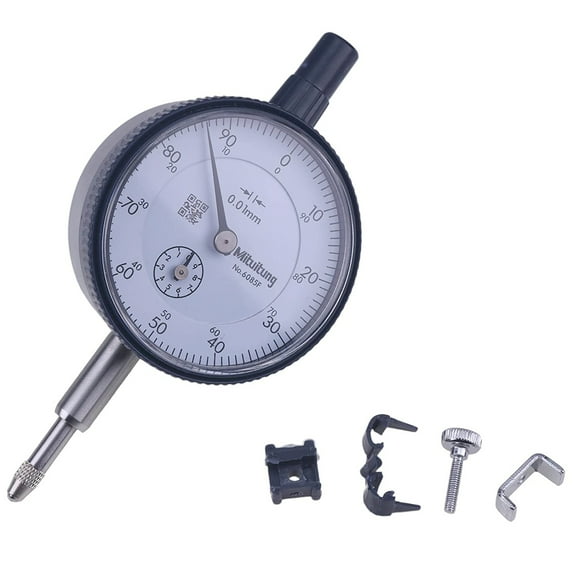 EHEParts Dial Indicator 2046S for Mitutoyo 0-10mm X 0.01mm 8mm Stem Lug Back Series 2