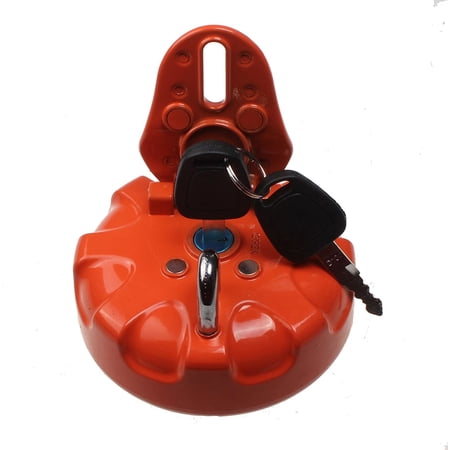 EHEparts Fuel Tank Cap Fit for Daewoo Doosan Excavator DH215-7 DH225-9 DH300 with 2 Keys