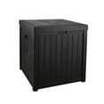 thumbnail image 1 of EHHLY Deck Box, 51 Gallon Package Bin Delivery Box for Outside Front Porch, Patio Outdoor Deck Storage Boxes Waterproof, UV Resistant Plastic Resin Pool Storage Bins with lids, Black, 1 of 12