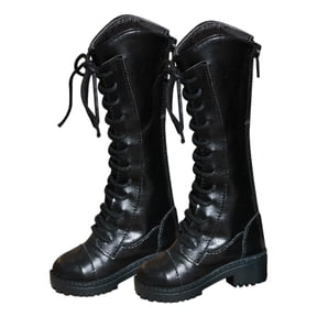 EHJRE 1/ Miniature Doll Shoes, Trendy, Stylish, Mini Costume Accessory, Doll Boots for black