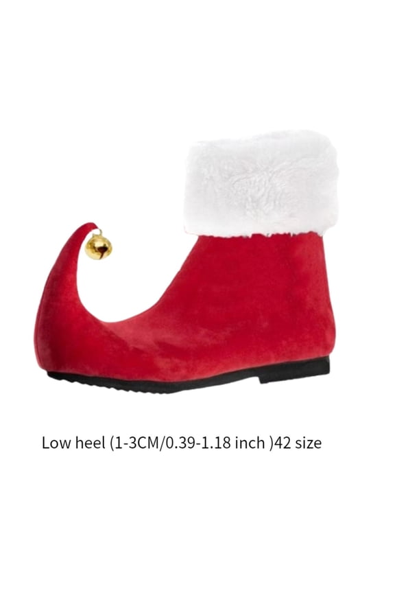 1 Pair of Christmas Elf Shoes Adorable Santa Xmas Shoes Footwear Christmas Movie EU 46