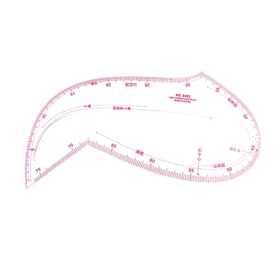 EHJRE 1 Piece Multi-function Armhole Curve Ruler Measure For Sewing Dressmaking Tailor