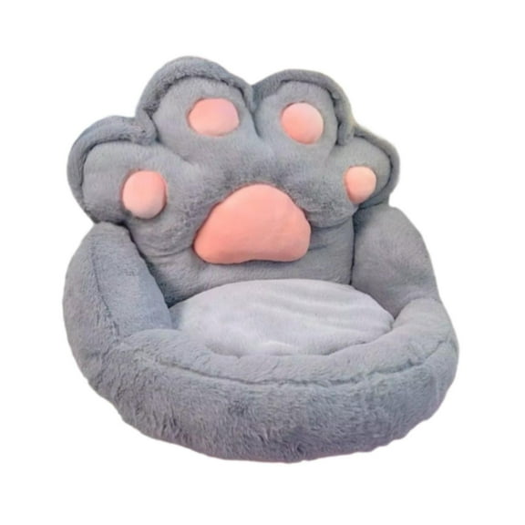 EHJRE 1 Seater Lazy Sofa Beanbag Leisure Floor Cushion for Fireside Bedroom Office Gray