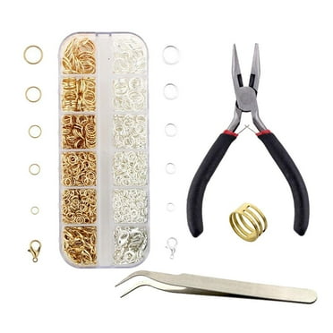 EHJRE 1 Set Jewelry Making Kit Jewelry Repair Kit Jewelry Connecting Kit Gold