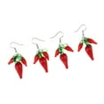 thumbnail image 1 of EHJRE 1 pair of dangle earrings chili pepper dangle for women, fashion jewelry, 1 of 9