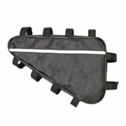 EHJRE 10 Pack Bike Triangle Pouch Secure Cycle Frame Bag with Strap Reflective Strip Durable Material for Night Commuters