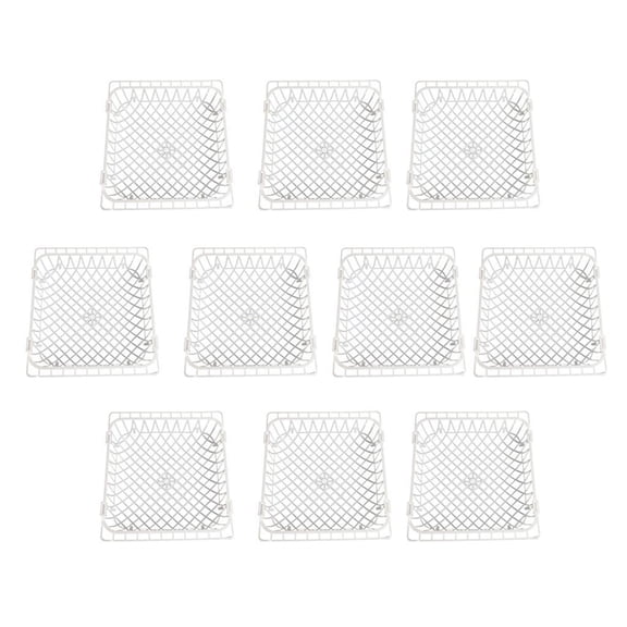 EHJRE 10 Pcs Pigeons Supplies Plastic Bird Eggs Hatching Basin Nest Farm Products