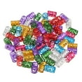 thumbnail image 1 of EHJRE 100 Pieces Hair Beads Dreadlocks Tube Hair Decoration Braiding Hair Jewelry #B B, 1 of 9