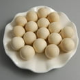 thumbnail image 1 of EHJRE 100 Pieces Round Wooden Beads Chains Handicrafts Wooden Balls Spacer Beads for 10mm, 1 of 7