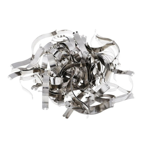 EHJRE 100Pcs Metal Spring Clips for Picture Photo Frame Framing Hardware DIY Supplies