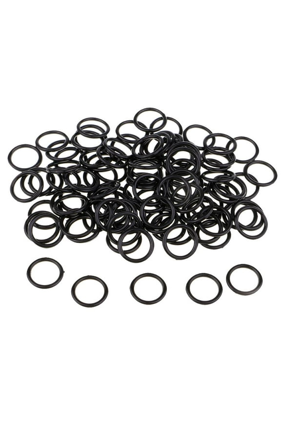 100pcs Black 12mm Bra Adjustment Slider Connector Fig O for Underwear