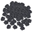 thumbnail image 1 of EHJRE 100pcs Cord Lock End Toggle Drawstring Stopper Sliding Clip Camping Hiking - 4# 23mm, 1 of 9