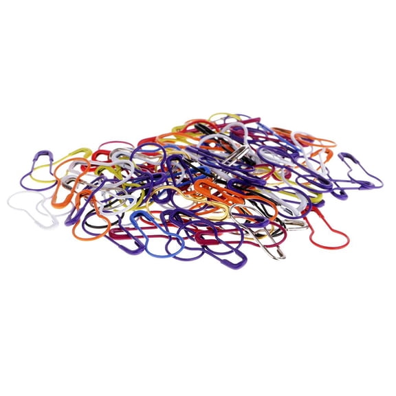 EHJRE 10Pcs Mixed Metal Pins Calabash Gourd Metal Clips Knitting Stitch Marker