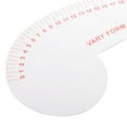 thumbnail image 1 of EHJRE 12.2 inch Long French Curve Ruler Sewing Tools Hard Transparent Ruler, 1 of 5