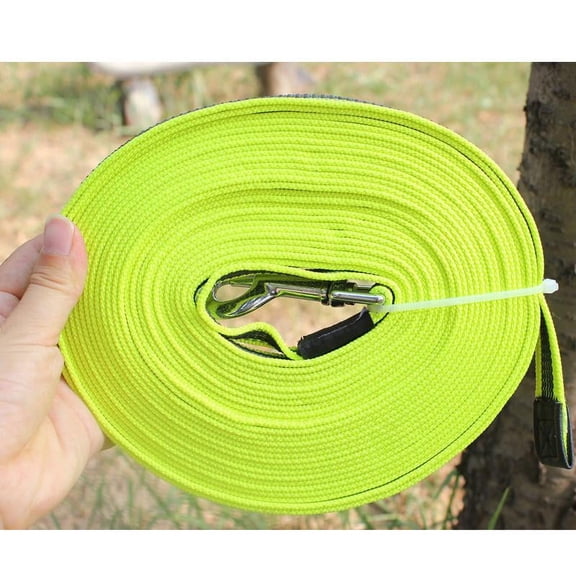 EHJRE 1M Extra Long Dog Lead 1m Cat Leash Training Long Obedience Line For Tracking Walking Hunting ( Fluorescent Green )