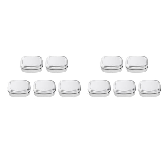 EHJRE 1pcs 6g 8g Small Rectangular Empty Aluminium Tins Box Portable Storage Containers For First Aid Kits, Herbs,Pills,Crafts, Favors, Candies Gifts