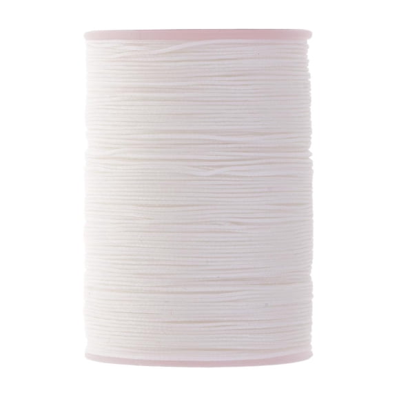 EHJRE 1x Round Waxed Thread Cord Leather Sewing Hand Stitching Jewelry Craft White